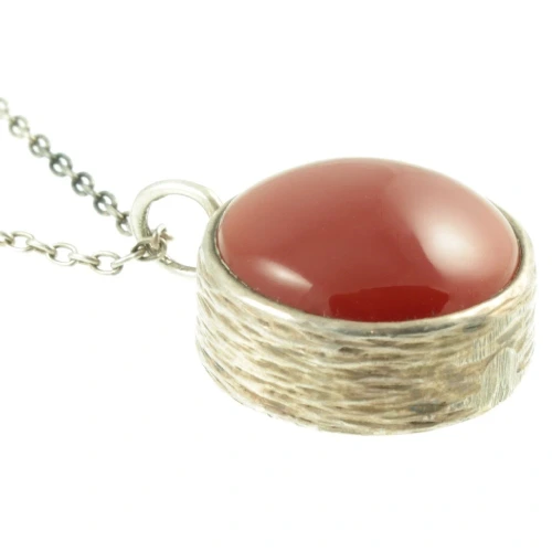 Carnelian Pendant Necklace