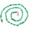 Retro 1940s Malachite Nugget Necklace