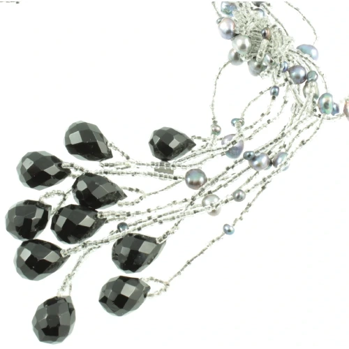 Vintage Tahitian Pearl Flapper Style Necklace
