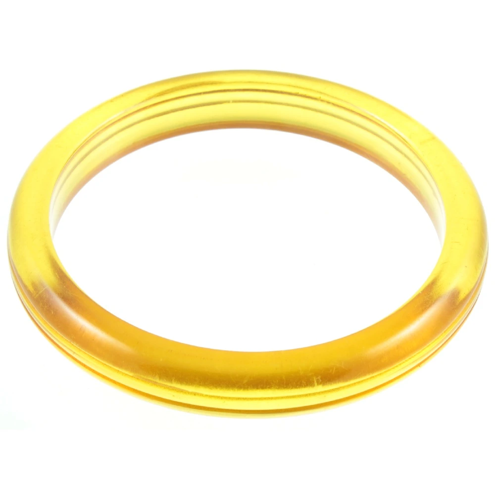 Retro Amber Lucite Bangle