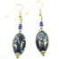 Vintage Ceramic Drop Earrings