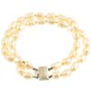Retro Pink Faux Pearl Bracelet