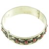 Italian Silver Bracelet - top view