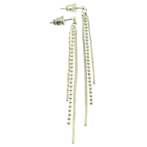 Vintage Silver Tassel Earrings