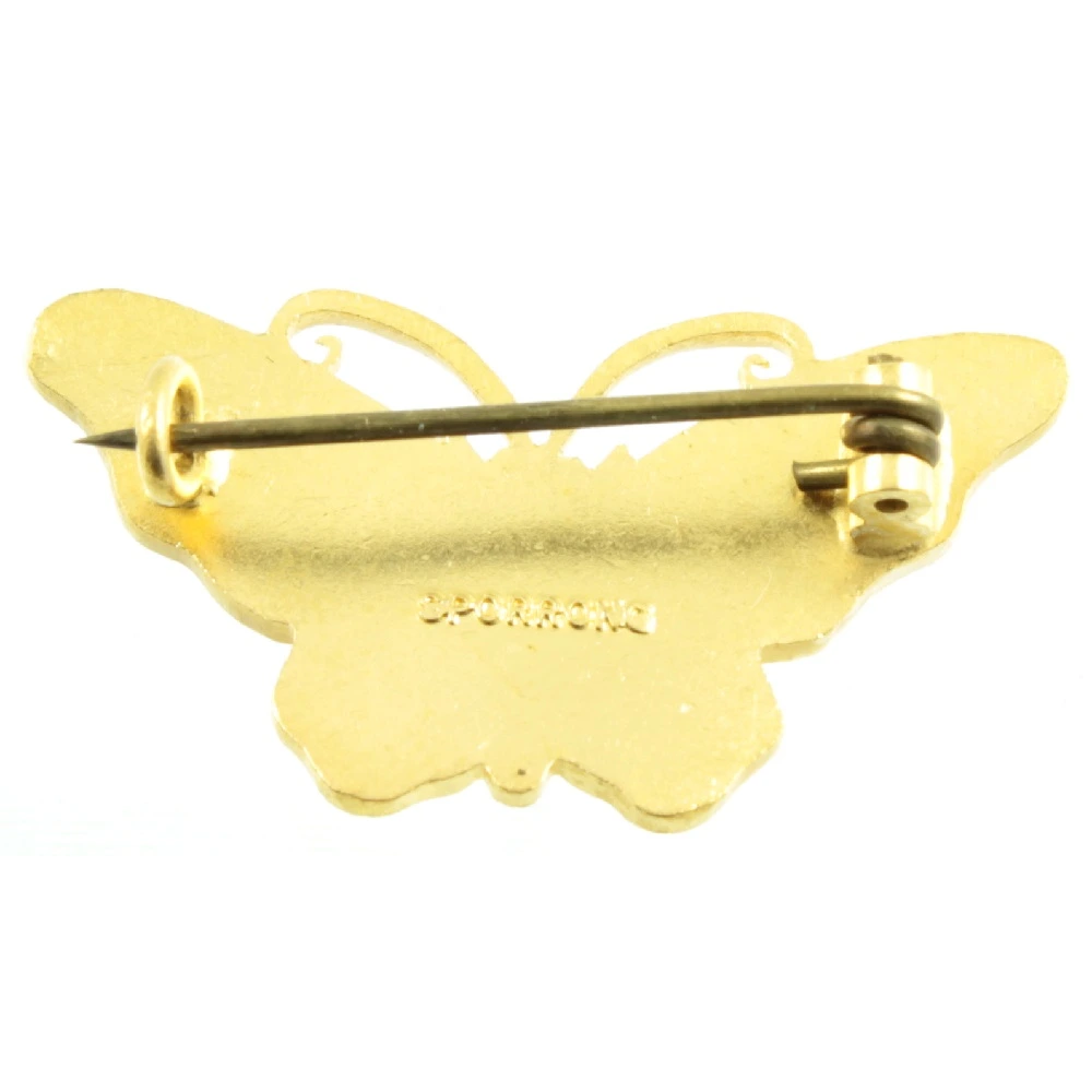 Sporrong Enamel Butterfly Brooch