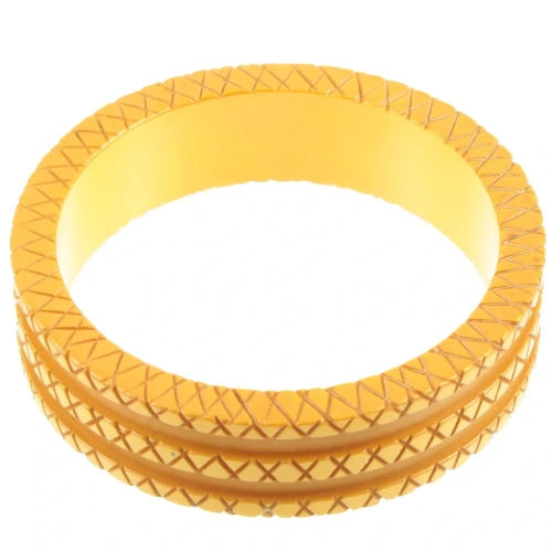 Retro Tan Bakelite Bangle