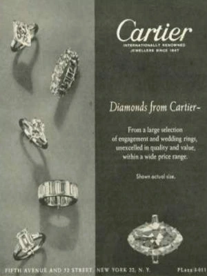 1950s-Cartier-ad 1950s Cartier ad