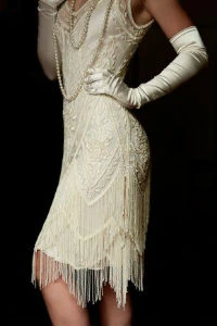 Art Deco period dress