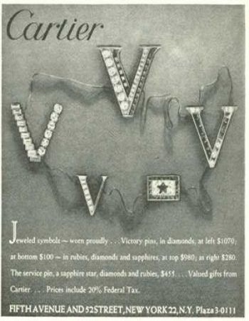 V for Victory - Cartier 1940s jewellery