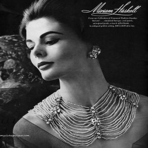 Miriam Haskell 1960s jewelry trends