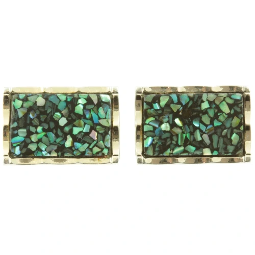 Vintage Paua Shell Cufflinks