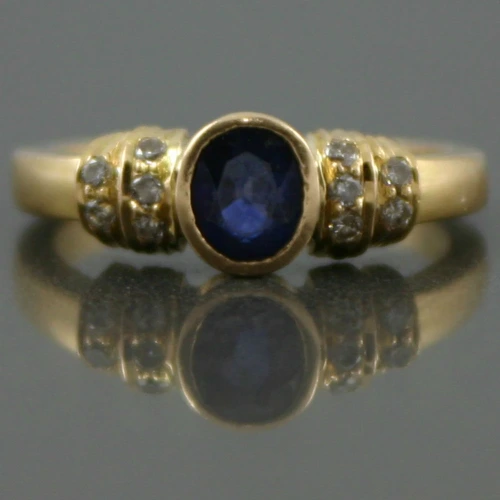 Sapphire and Diamond Dress Ring