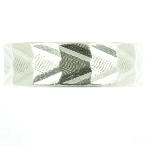 Vintage Silver Patterned Ring