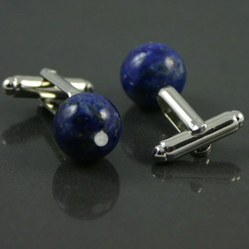 Vintage Lapis sphere cufflinks