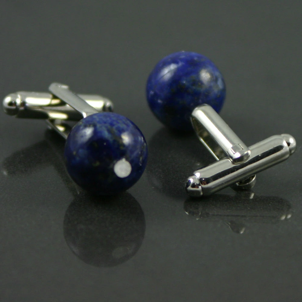 Vintage Lapis sphere cufflinks