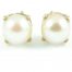 Retro Pearl Stud Earrings