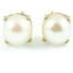 Retro Pearl Stud Earrings
