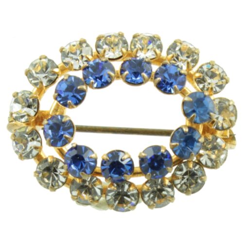 1930s Faceted Glass Brooch