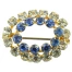 Art Deco 1930s Faceted Glass Brooch