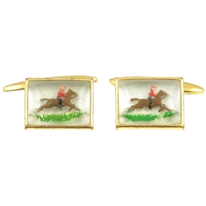 1930s Horse & Rider Cufflinks