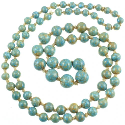 Art Deco 1930s Sea Sediment Jasper Necklace