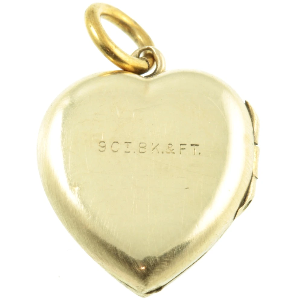 9ct Yellow Gold Heart Locket