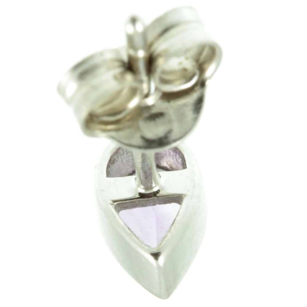 Amethyst and White Gold Earrings