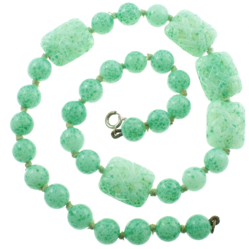Art Deco Jade Necklace