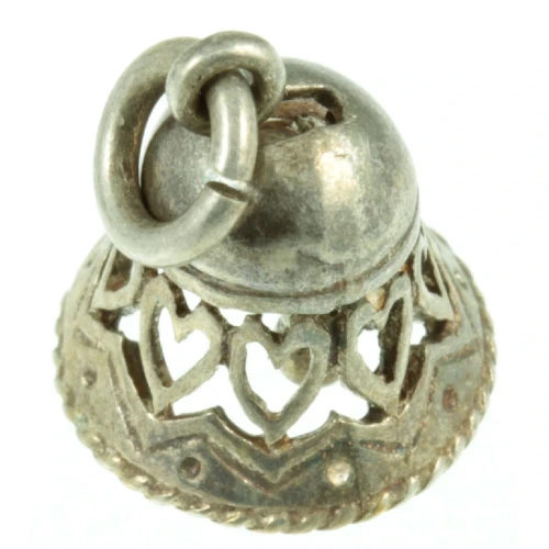 Mid-Century Silver Bell Charm