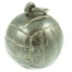 Mid-Century Silver Football Charm