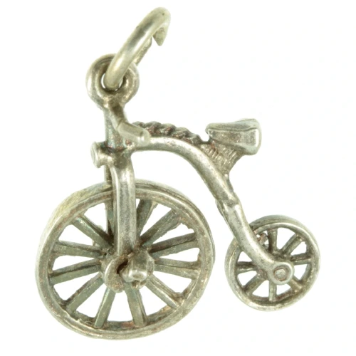 Mid-Century Silver Penny Farthing Charm