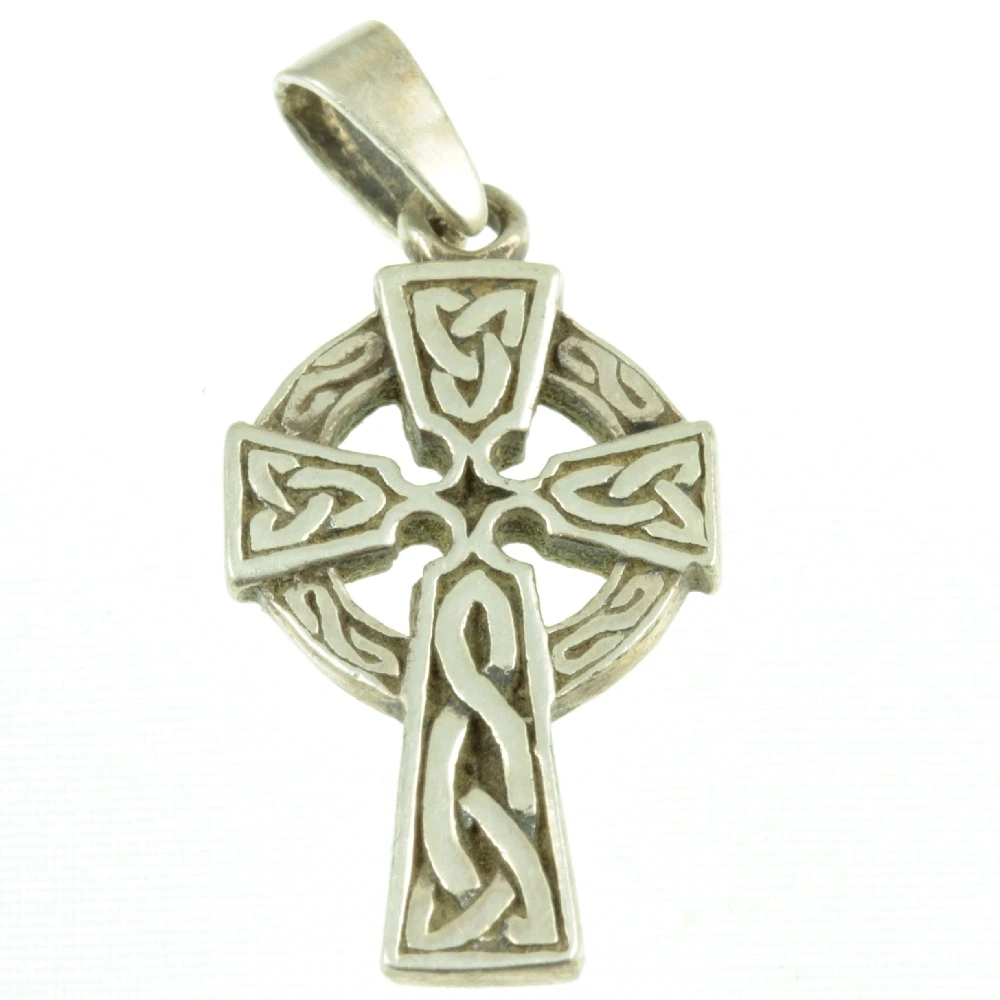 Vintage Silver Celtic Cross Charm