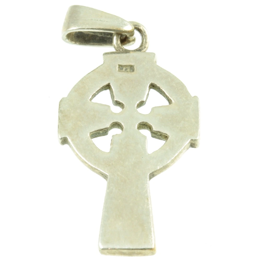 Silver Celtic Cross Charm - Image 2