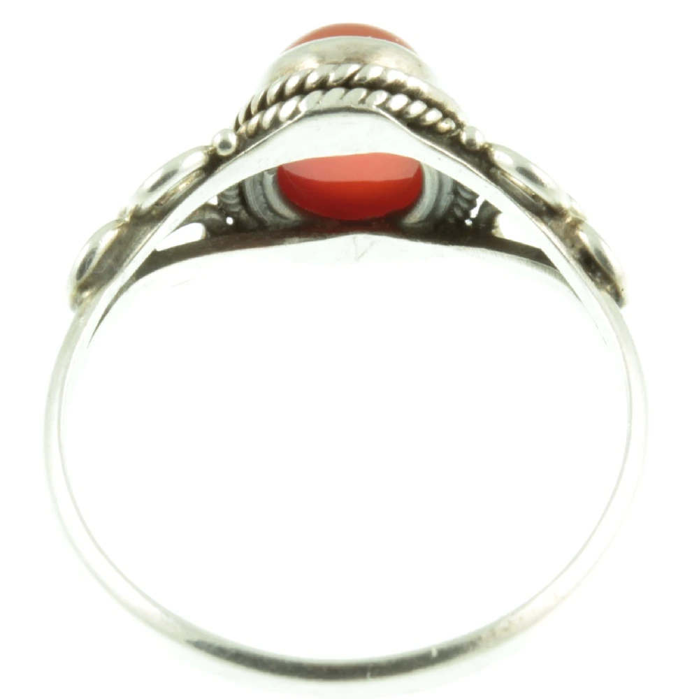 Sterling Silver Carnelian Ring - Image 3