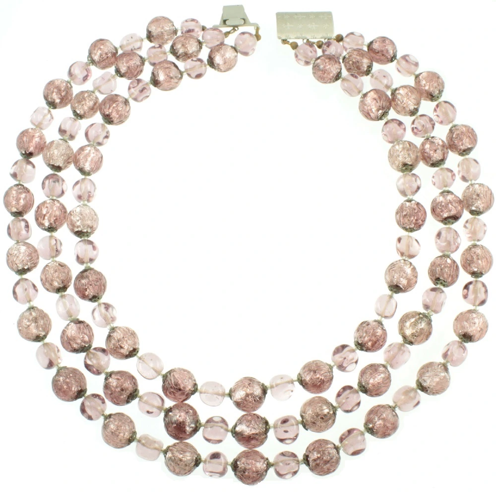 1920s Venetian Foil Necklace