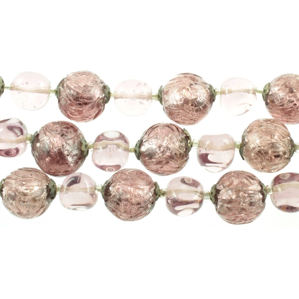 Three Strand Venetian Foil Necklace - Image 3