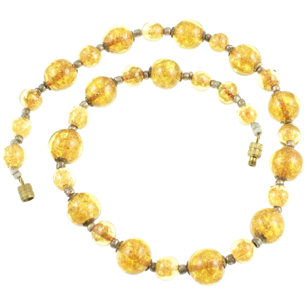 Venetian Aventurine Swirl Necklace