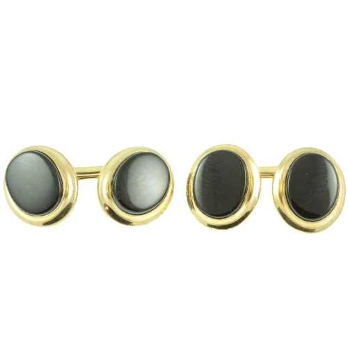 Vintage Black Onyx Cufflinks
