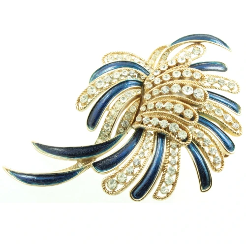 Art Deco 1930s Trifari Spray Brooch