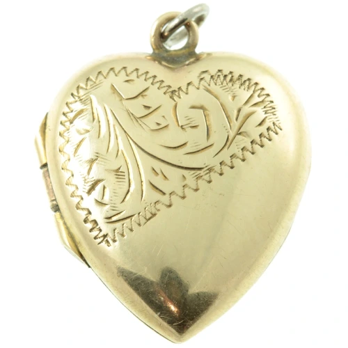 Vintage 9ct Gold Heart Locket