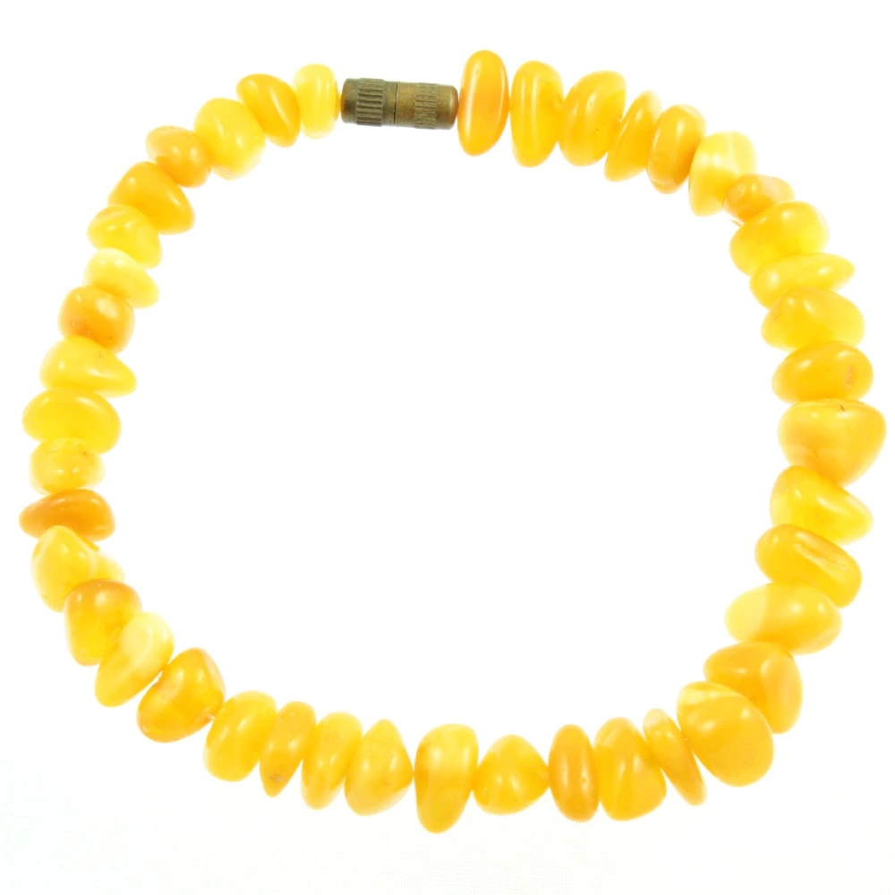 Amber Nugget Necklace - top view