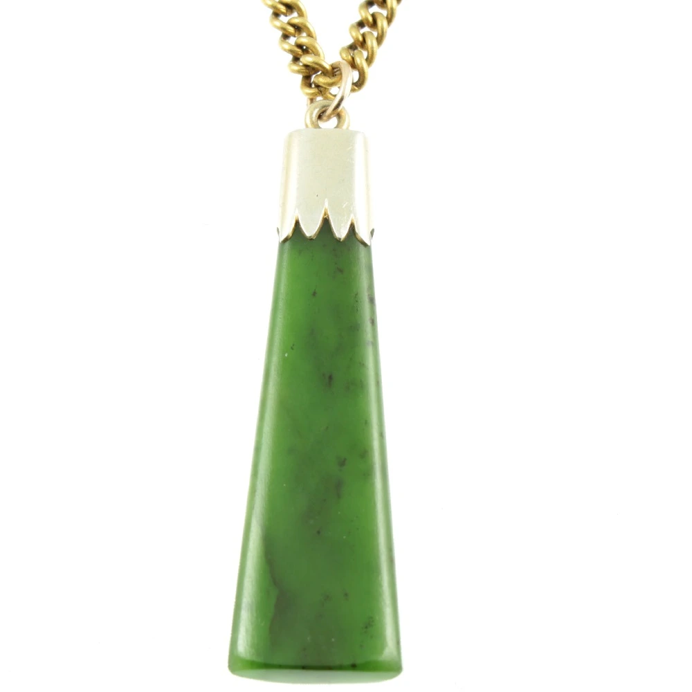 Art Deco Jade Pendant