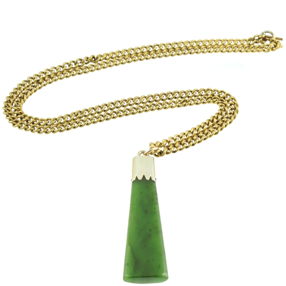 Art Deco Jade Pendant