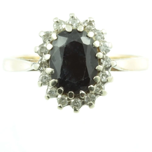 Art Deco Sapphire and Diamond ring