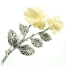 Art Deco Celluloid Flower Brooch