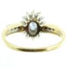 Ceylon Sapphire and diamond ring - inside view