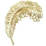 Trifari Ostrich Feather Brooch