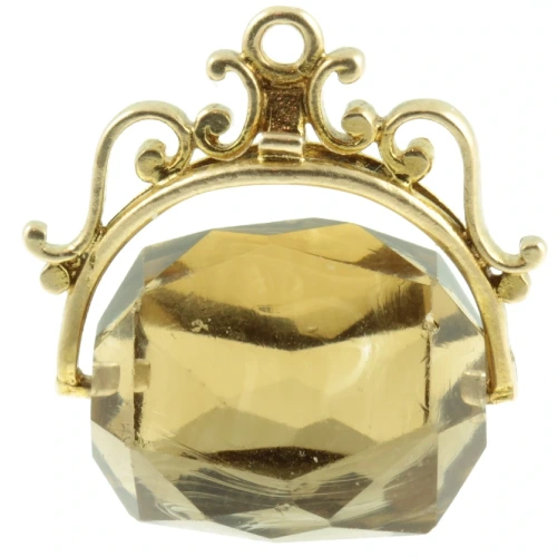 Victorian Smoky Quartz Fob