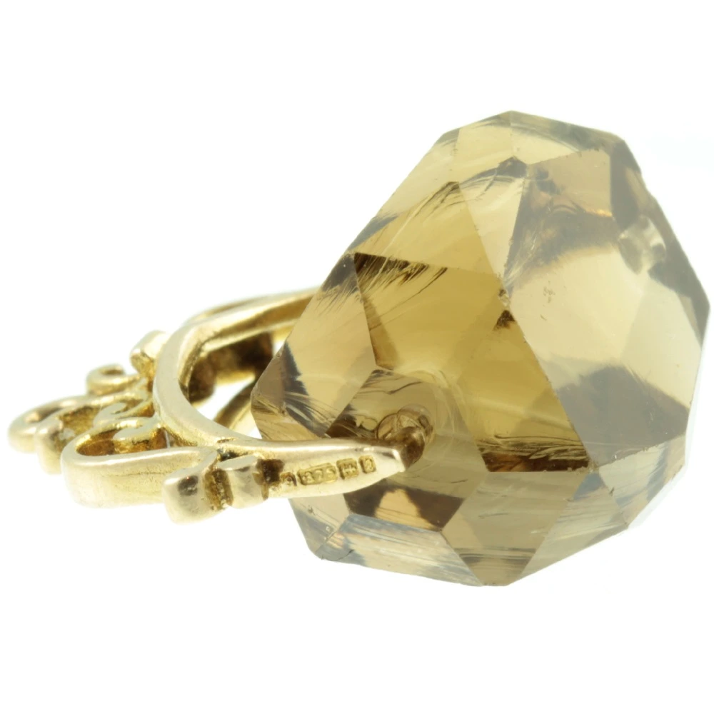 Victorian Smoky Quartz Fob - Image 3