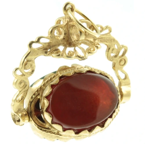 Victorian Triple Sided Fob Pendant